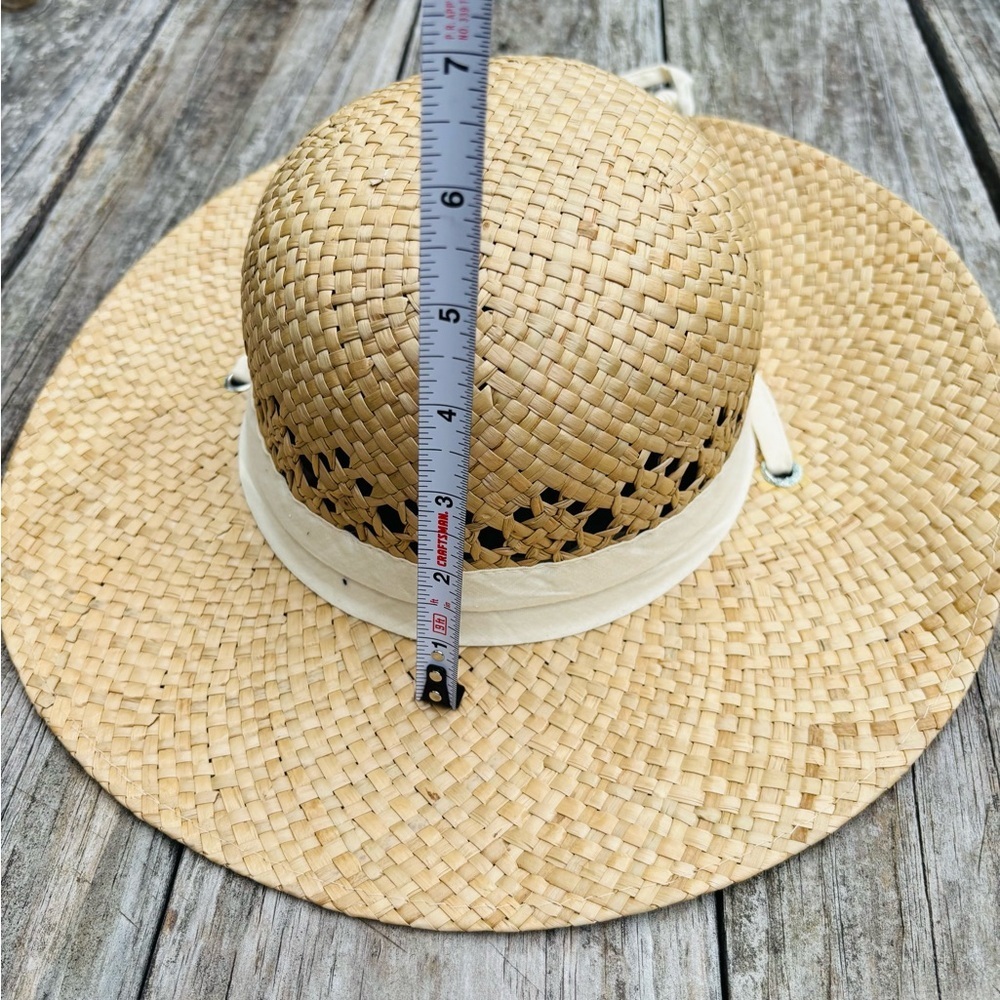 Columbia Natural Straw Sun Hat size small/medium - Picture 3 of 6